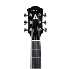 Vault Electro Acoustic Guitars Natural Vault Performer Pro All Solid Mahogany Premium Electro Acoustic Guitar With Gigbag