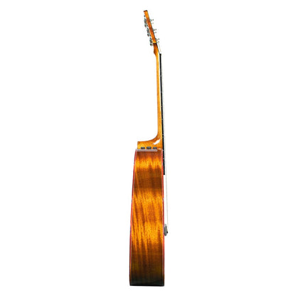 Vault Electro Acoustic Guitars Natural Vault Performer Pro All Solid Mahogany Premium Electro Acoustic Guitar With Gigbag