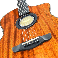 Vault Electro Acoustic Guitars Natural Vault Performer Pro FX Premium Electro Acoustic Guitar with Transacoustic Pickup, On Board Effects and Gigbag