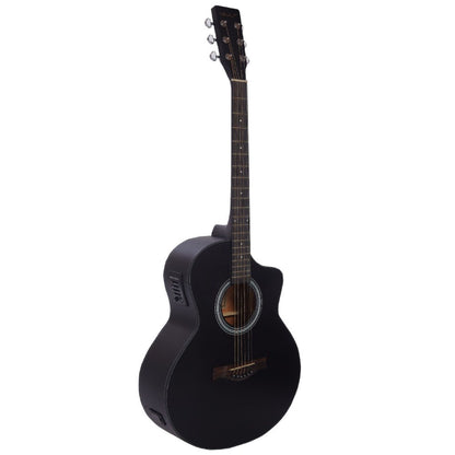 Vault Electro Acoustic Guitars Vault EA40CE 41 inch Premium Spruce-Top Cutaway Electro Acoustic Guitar - Open Box