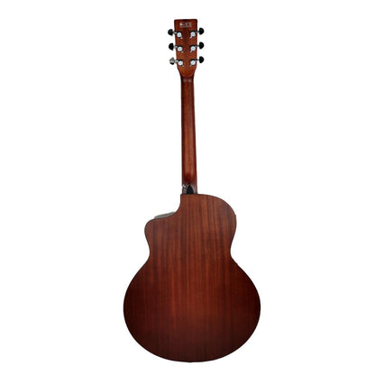 vault electro acoustic guitars vault ea40ce 41 inch premium spruce-top cutaway electro acoustic guitar - open box