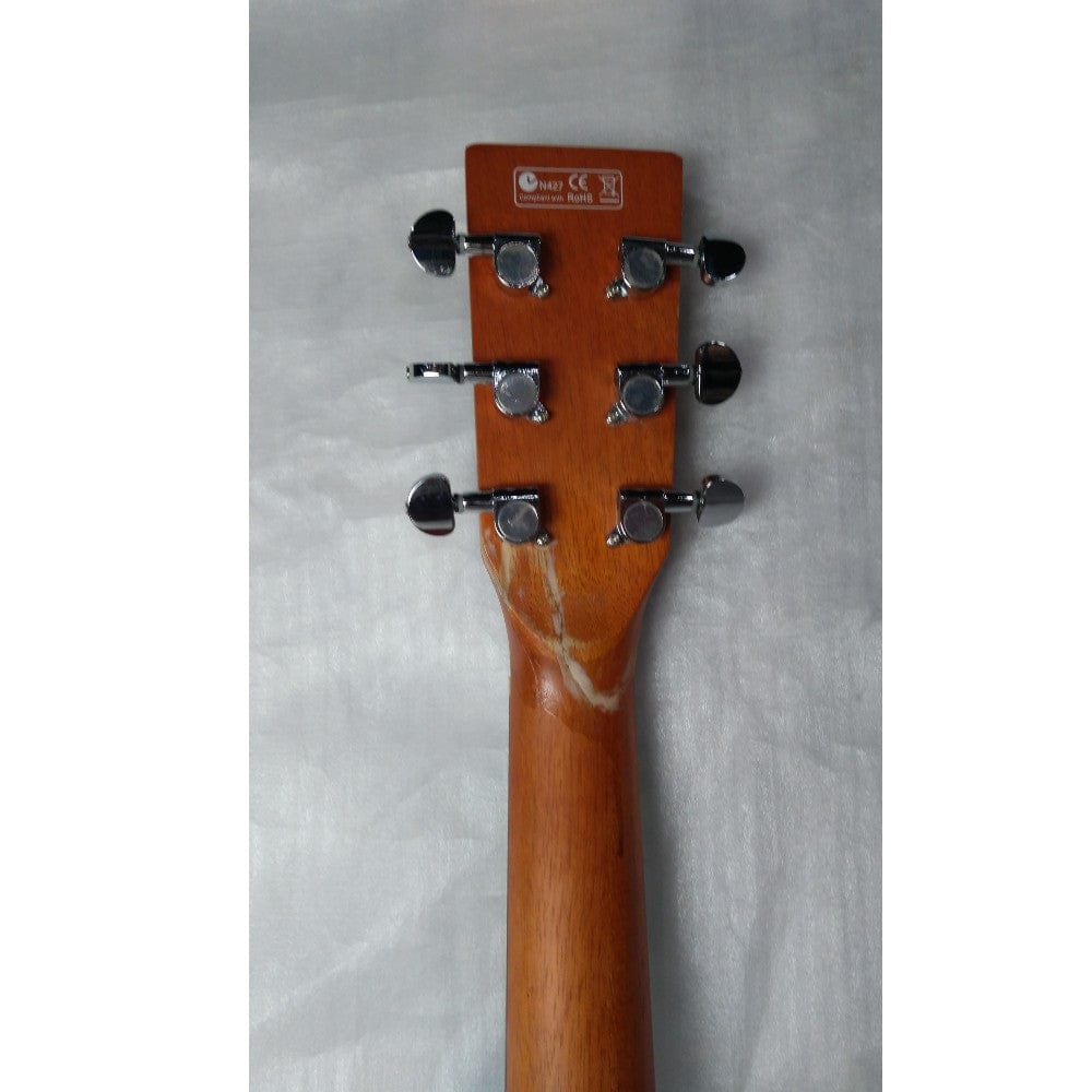 vault electro acoustic guitars vault ea40ce 41 inch premium spruce-top cutaway electro acoustic guitars - open box b stock   