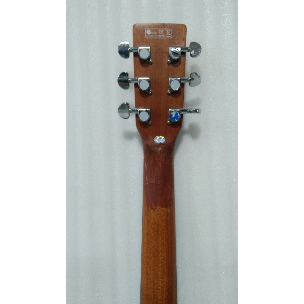 vault electro acoustic guitars vault ea40ce 41 inch premium spruce-top cutaway electro acoustic guitars - open box b stock   