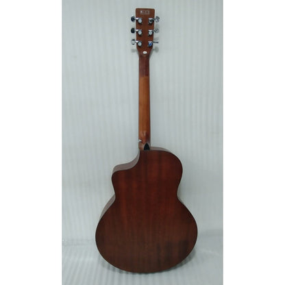 vault electro acoustic guitars vault ea40ce 41 inch premium spruce-top cutaway electro acoustic guitars - open box b stock   