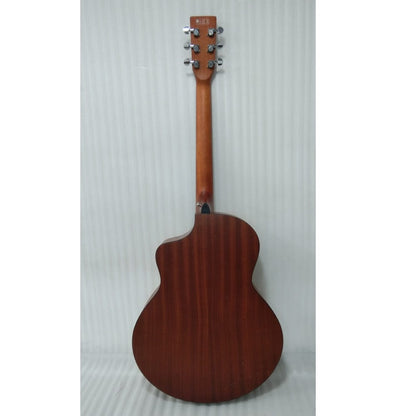 vault electro acoustic guitars vault ea40ce 41 inch premium spruce-top cutaway electro acoustic guitars - open box b stock   