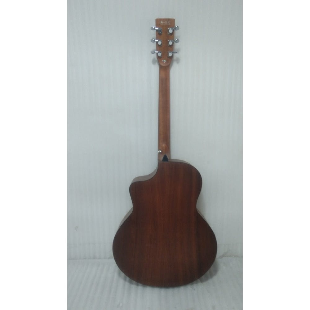 vault electro acoustic guitars vault ea40ce 41 inch premium spruce-top cutaway electro acoustic guitars - open box b stock   