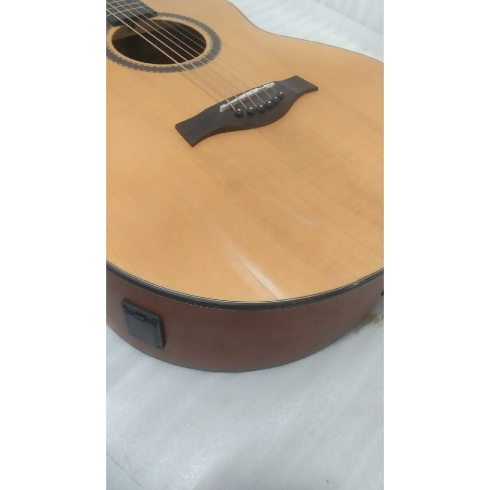 vault electro acoustic guitars vault ea40ce 41 inch premium spruce-top cutaway electro acoustic guitars - open box b stock   