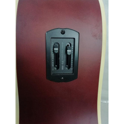 Vault Electro Acoustic Guitars Vault ED-10CE 41 inch Cutaway Electro Acoustic Guitar - Natural - Open Box B Stock