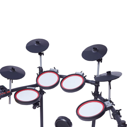 Vault Electronic Drum Kits Vault Impact Fusion Electronic Drum Kit with Dual Zone Mesh Pads, Cymbals and Advanced Module with 300+ Sounds