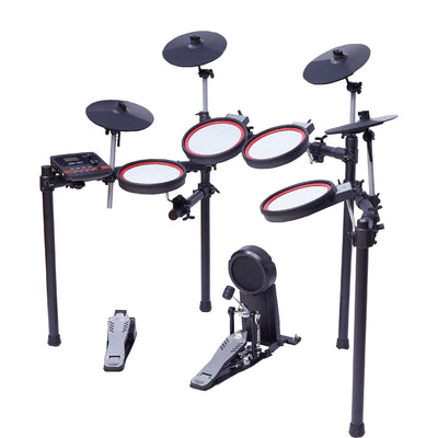 Vault Impact Fusion Electronic Drum Kit with Dual-Zone Mesh Pads, Advanced Drum Module, Cymbals & 300+ Sounds