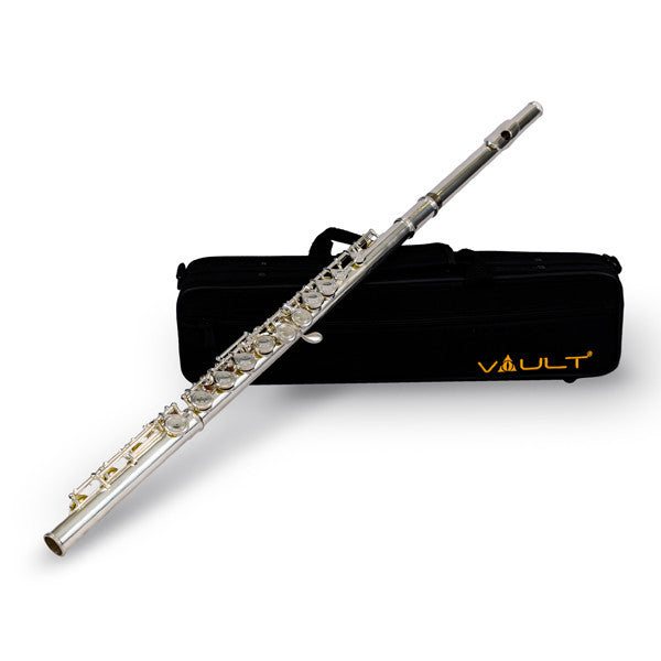 vault flutes vault fl1010 c flute - silver plated
