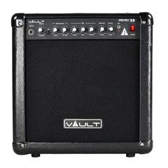 Vault Guitar Combo Amplifiers Vault Frenzy 20 Watt Guitar Combo Amplifier with Analog Distortion, Reverb & Delay All Playable Together - Open Box