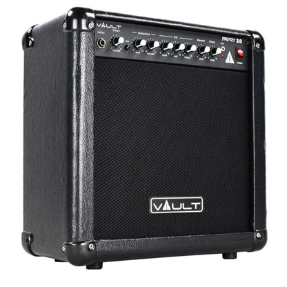 vault guitar combo amplifiers vault frenzy 20 watt guitar combo amplifier with analog distortion, reverb & delay all playable together - open box