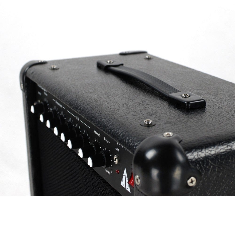 vault guitar combo amplifiers vault frenzy 20 watt guitar combo amplifier with analog distortion, reverb & delay all playable together - open box