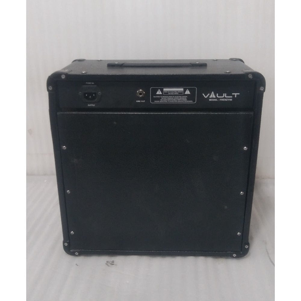 vault guitar combo amplifiers vault frenzy 40 watt guitar combo amplifier with analog distortion, reverb & delay all playable together - open box b stock   #barcode_202501096055