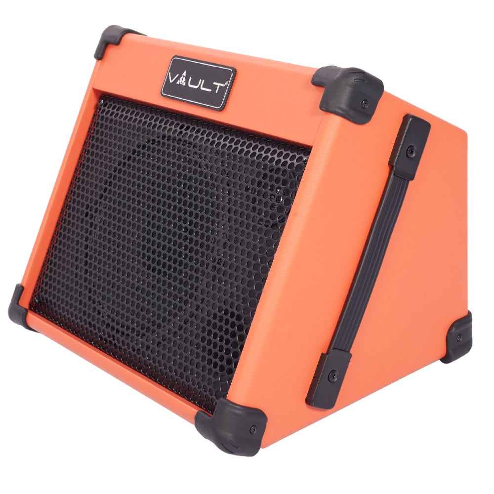 Vault Guitar Combo Amplifiers Vault Nomad 20 Twenty Watt Acoustic Guitar Two Channel Amplifier with Independent Chorus and Reverb Effects