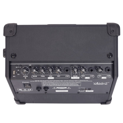 Vault Guitar Combo Amplifiers Vault Nomad 40 Forty-Watt Battery Powered Portable 3-Channel Multi Instrument and Vocals Amplifier