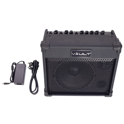 Vault Guitar Combo Amplifiers Vault Nomad 40 Forty-Watt Battery Powered Portable 3-Channel Multi Instrument and Vocals Amplifier