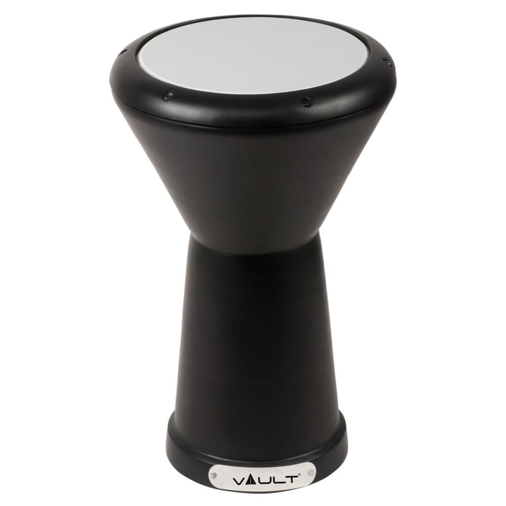 vault hand percussions vault darbuka aluminium body - black