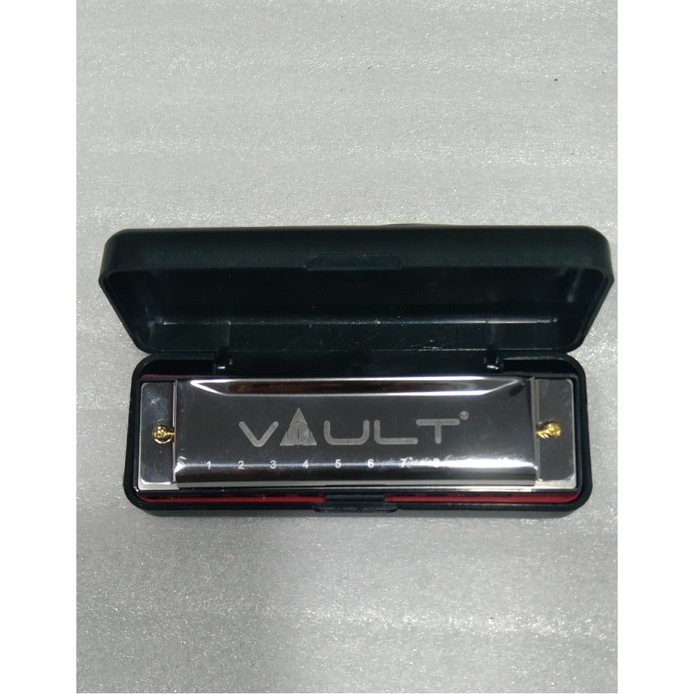 Vault Harmonicas 202401016814 Vault HA1000 10-Hole Beginner Harmonica - Open Box B Stock