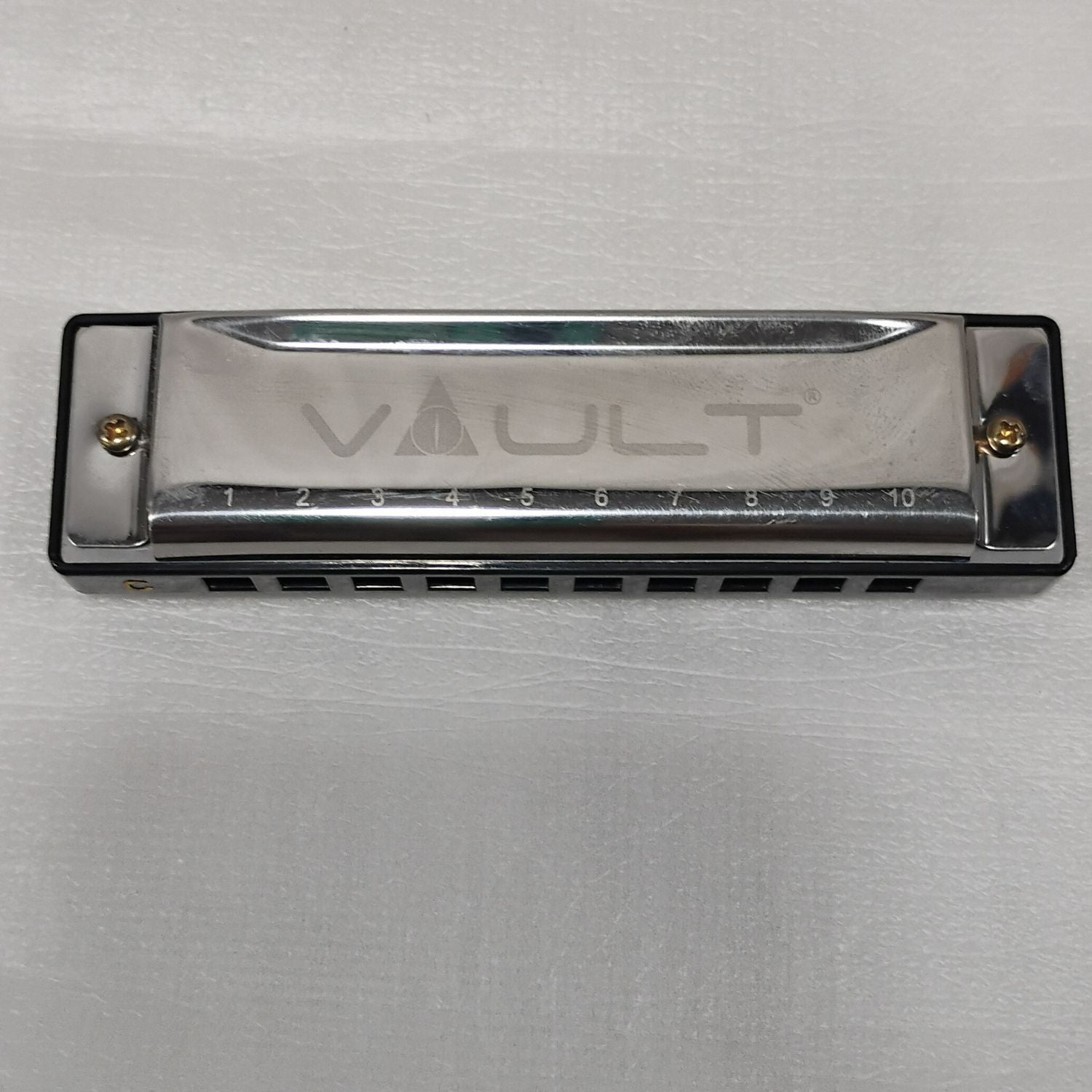 Vault Harmonicas 202501121337 Vault HA1000 10-Hole Beginner Harmonica - Open Box B Stock