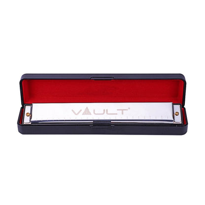 vault harmonicas a vault ha1020 24-hole beginner harmonica - key of a - open box