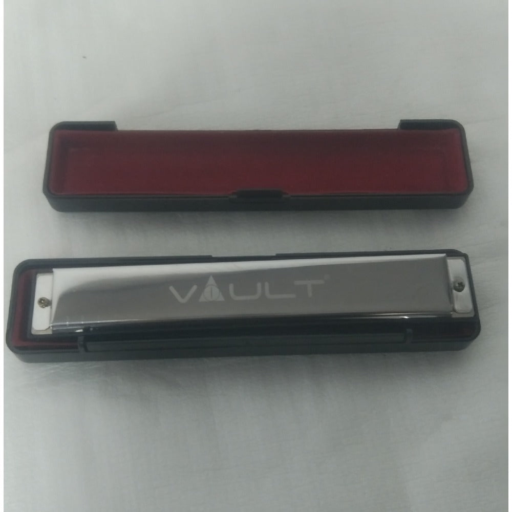 Vault Harmonicas Vault HA1020 24-Hole Harmonica/ Mouth Oragan For Beginner & Professional - Open Box B Stock