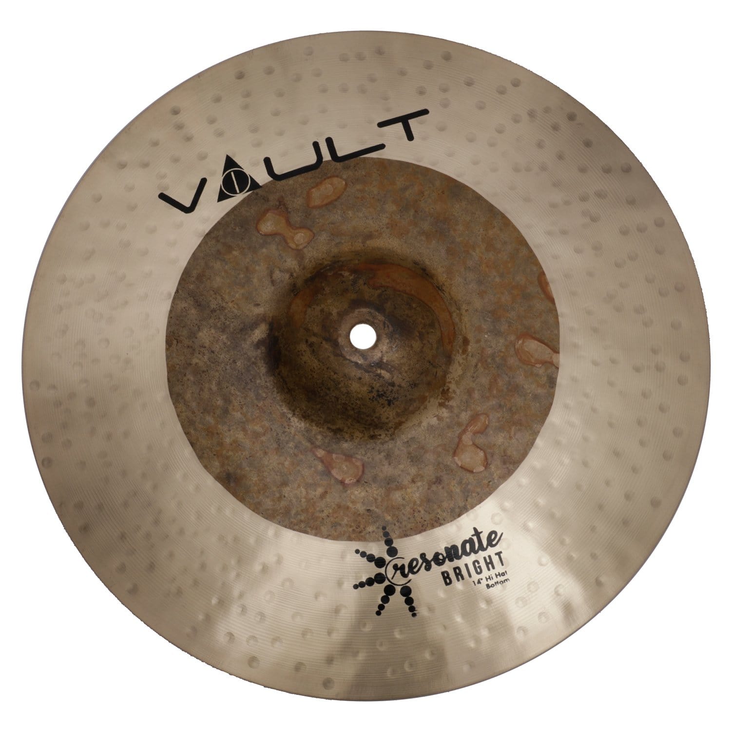 vault hi hat cymbals vault resonate bright series 14-inch hi-hats cymbals - pair