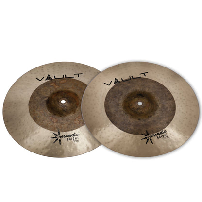 vault hi hat cymbals vault resonate bright series 14-inch hi-hats cymbals - pair