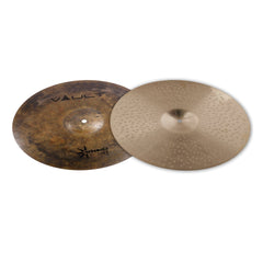 Vault Hi Hat Cymbals Vault Resonate Dark Series 15-Inch Hi-Hats Cymbals - Pair
