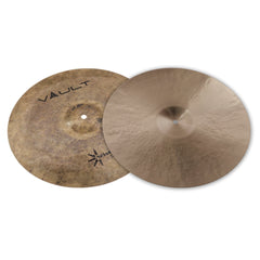 Vault Hi Hat Cymbals Vault Resonate Dark Series 15-Inch Hi-Hats Cymbals - Pair