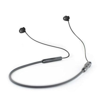 Vault In-Ear Neckband Headphones Vault Play Neckband With long Battery Life, Magnetic Earbuds, BT Version 5.0 & Mic - Black - Ideal For Work From Home