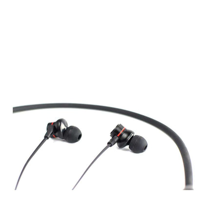 Vault In-Ear Neckband Headphones Vault Play Neckband With long Battery Life, Magnetic Earbuds, BT Version 5.0 & Mic - Black - Ideal For Work From Home