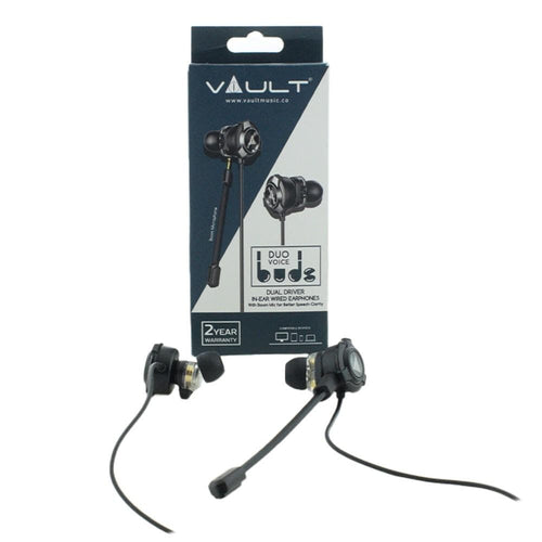 Buy Vault Buds Duo Voice Dual Driver Earphones with Adjustable