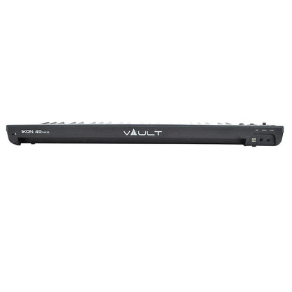 Vault Midi Keyboards Black Vault Ikon MK2 49 Key Velocity Sensitive Midi Keyboard with Bitwig 8-Track Bundle