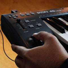 Vault Midi Keyboards Black Vault Ikon MK2 49 Key Velocity Sensitive Midi Keyboard with Bitwig 8-Track Bundle