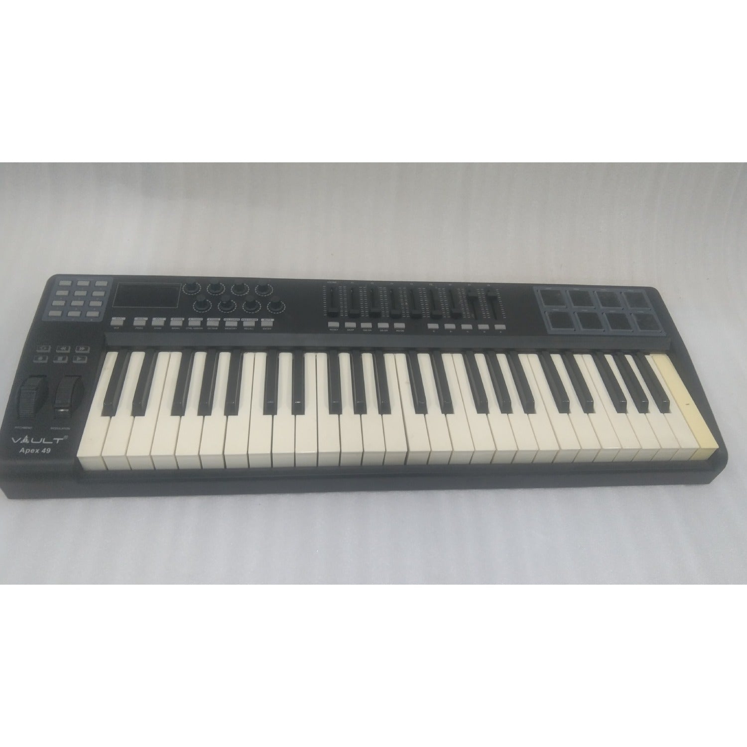 Vault Midi Keyboards Vault APEX 49 USB MIDI Keyboard With RGB Pads - Includes Bitwig 8-Track - Open Box B Stock