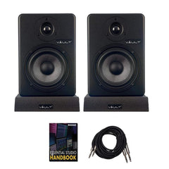Vault Monitor Speaker Bundles Vault C5 Powered Studio Monitors with Isolation Pads, Cables and Ebook  - Pair