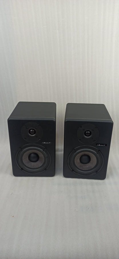 Vault Monitor Speakers 202501044694 Vault C6 6" Powered Studio Monitors With Isolation Foam Pads - Pair - Open Box