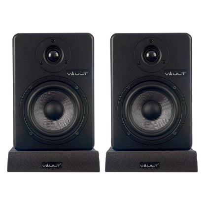 Vault Monitor Speakers Pair Vault C5 5" Powered Studio Monitors Pair