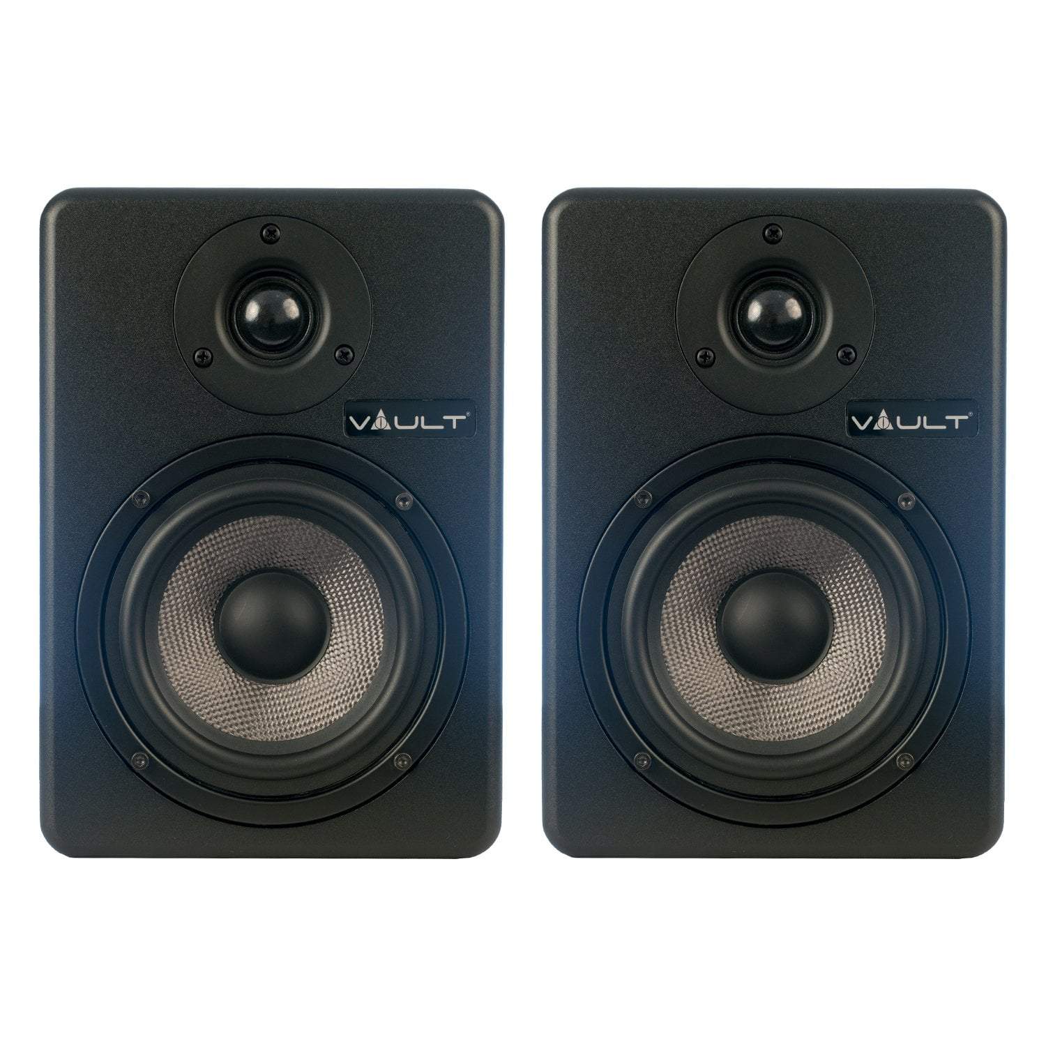 Vault Monitor Speakers Vault C5 5" Powered Studio Monitors Pair