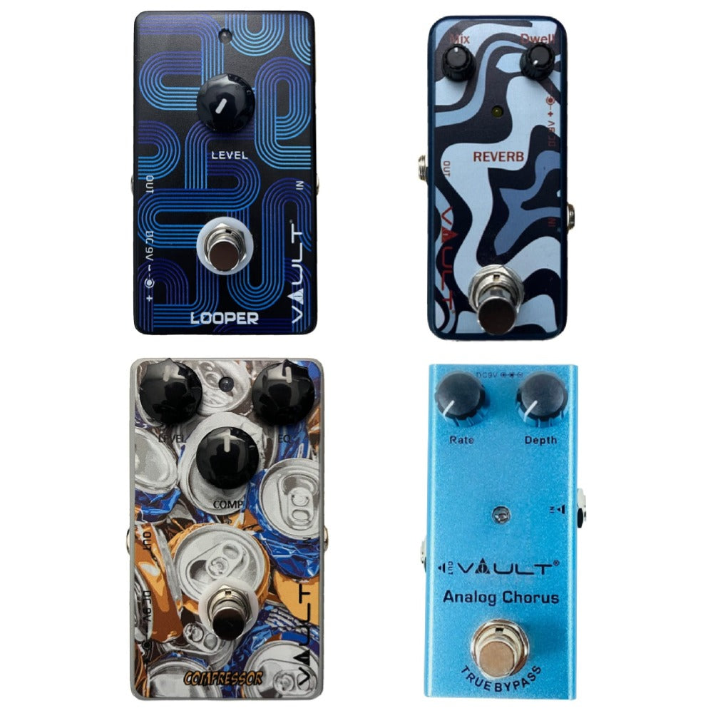 Vault Multi-Effects Pedals Vault Guitar Effects Pedal Bundle