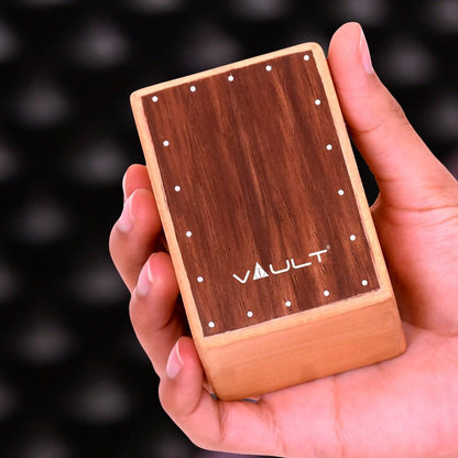 vault shakers vault box shaker - mini cajon design- rubber wood