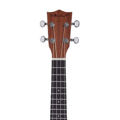 Vault Soprano Ukuleles Acoustic Vault UK-1000SCE 21-Inch Solid Spruce Top Premium Semi Cutaway Electro-Acoustic Soprano Ukulele