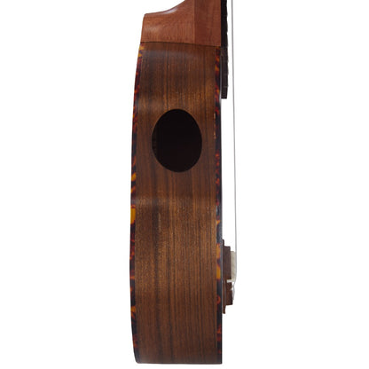 Vault Soprano Ukuleles Natural Vault UK-200S 21" Premium Walnut Laminate with Side Soundport Soprano Ukulele
