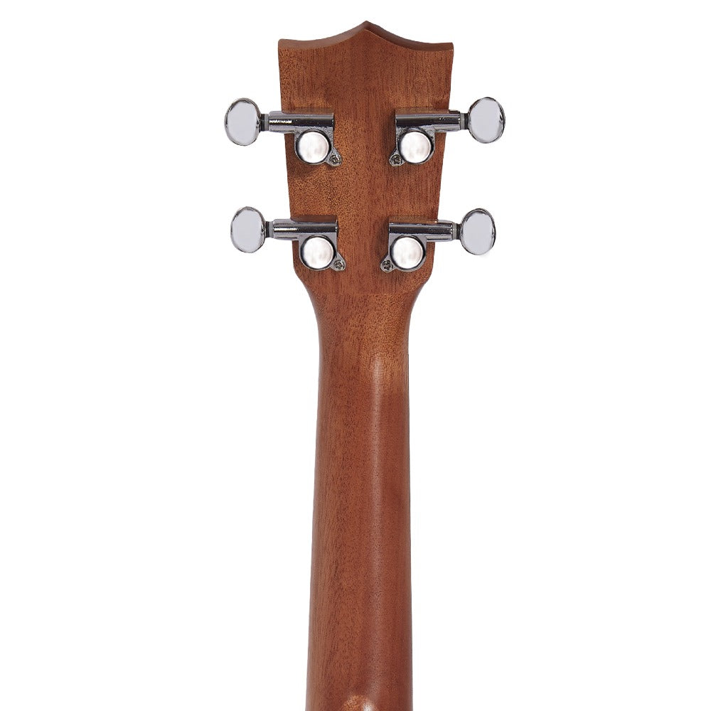 Vault Soprano Ukuleles Natural Vault UK-200S 21" Premium Walnut Laminate with Side Soundport Soprano Ukulele