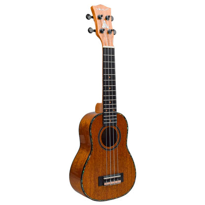vault soprano ukuleles vault performer pro 21" all solid mahogany premium soprano ukulele with gigbag      