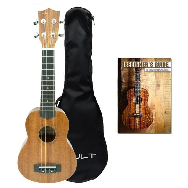 vault soprano ukuleles vault uk-100s 21 inch arched back soprano ukulele with gig bag & ebook