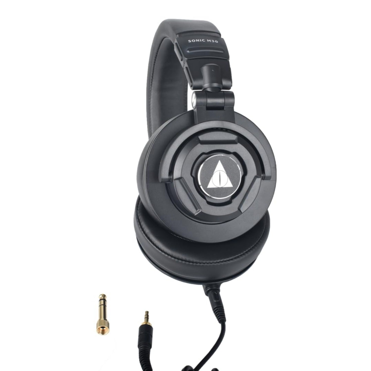 Vault Studio Headphones Black Vault Sonic M30 Studio Monitoring Headphone 