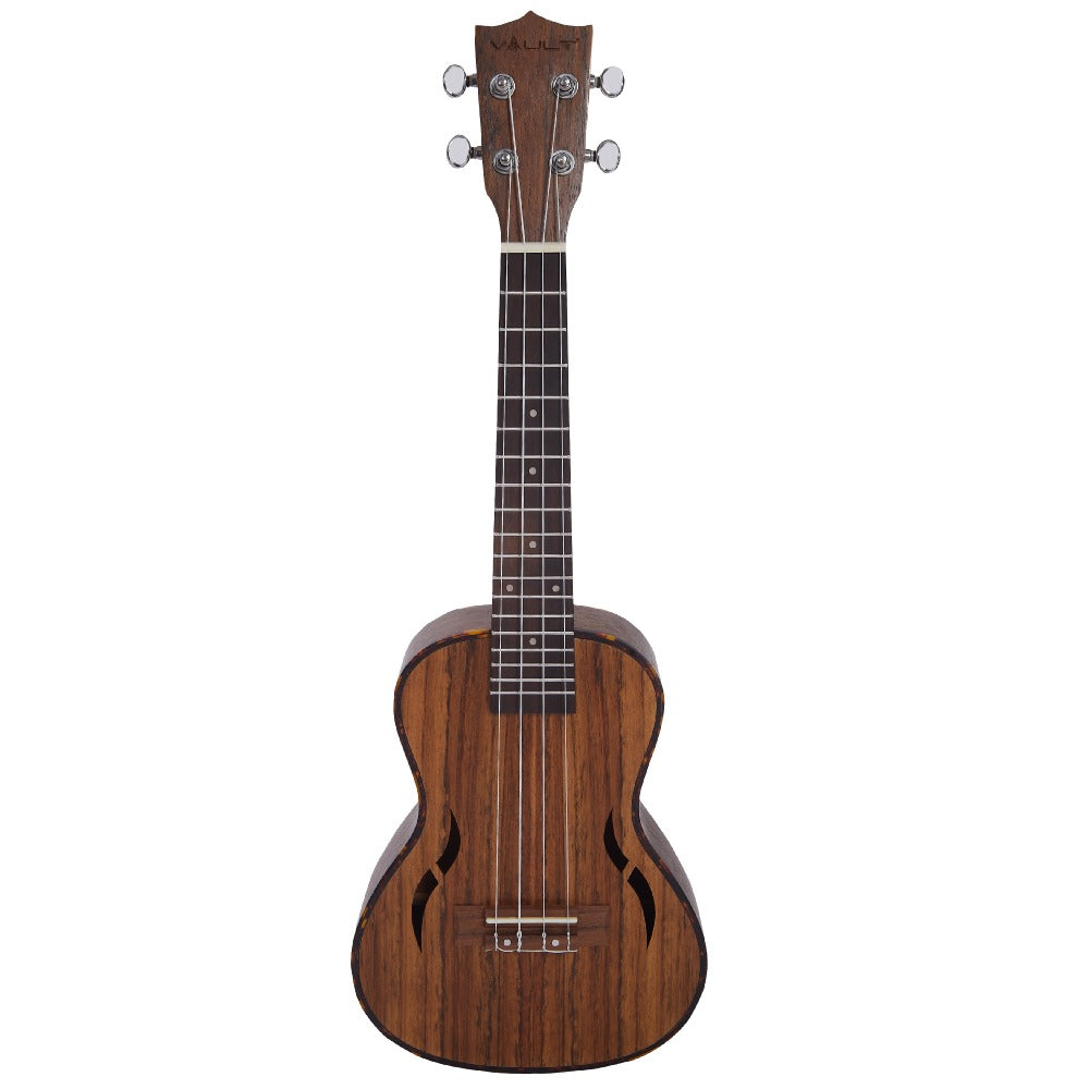 Vault Tenor Ukuleles Natural Vault UK-200T 26" Premium Walnut Laminate with Side Soundport Tenor Ukulele